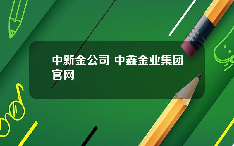 中新金公司 中鑫金业集团官网